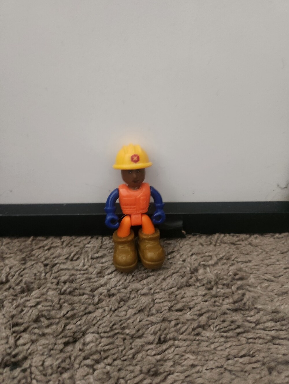 Nikko Toys Machine Maker Action Figure Construction Worker 2.5”  B3